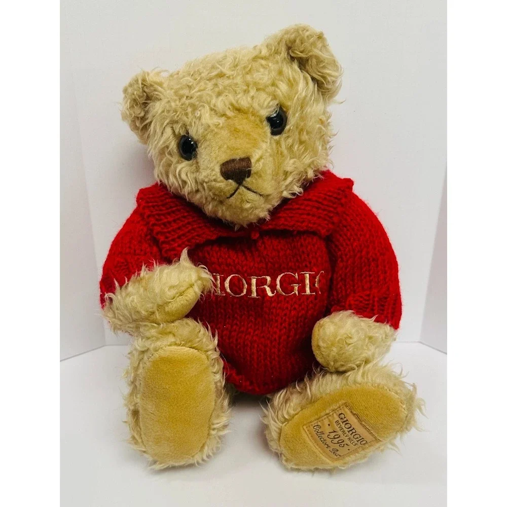 Giorgio Beverly Hills 1995 Collectors Bear Red Sweater Herrington & Co 12